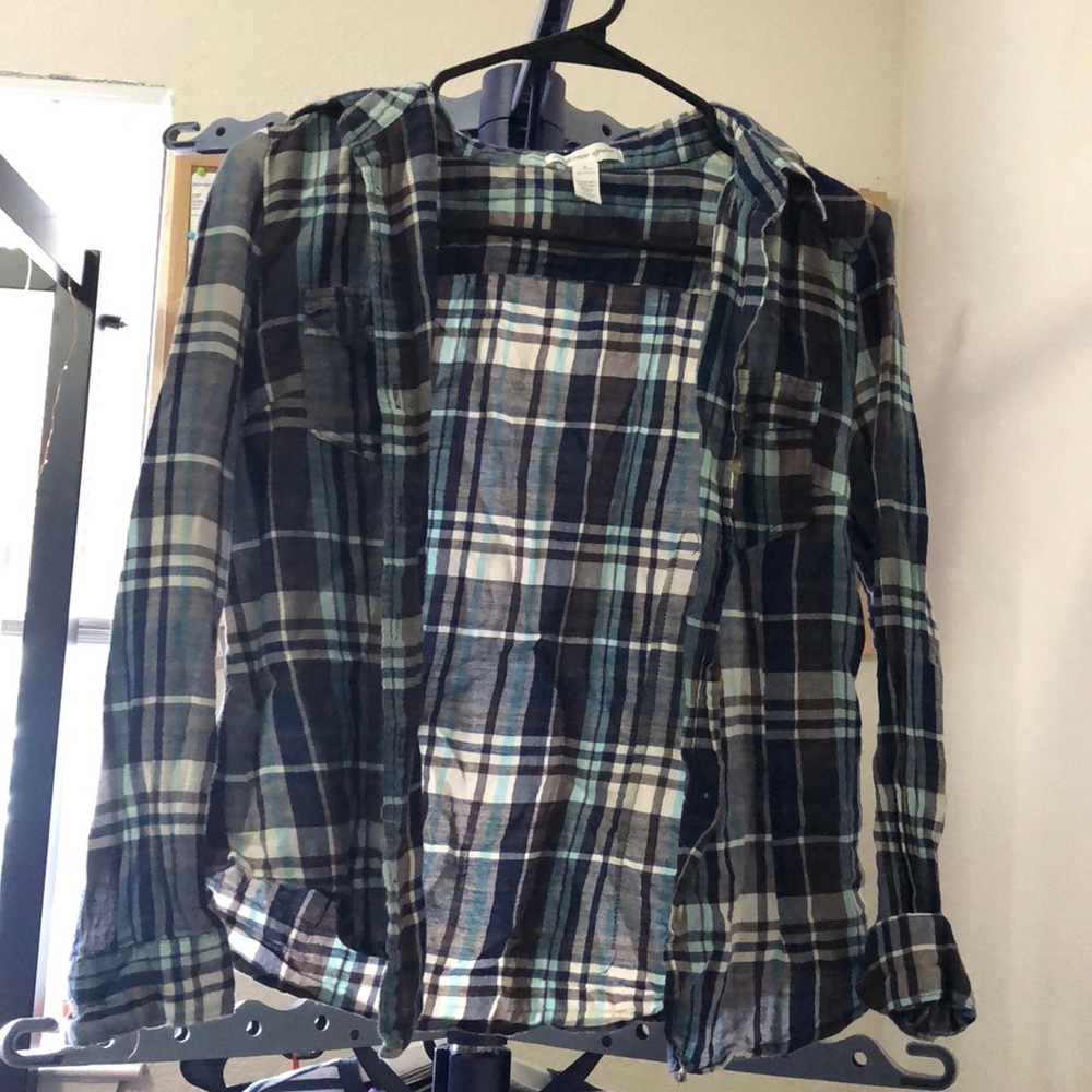 Blue flannel